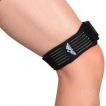 SupreGear IT Band Strap for Knee, Adjustable Comfortable Iliotibial Band Wrap Breathable ITB Strap with Extra Compression for Iliotibial Band Syndrome, Black