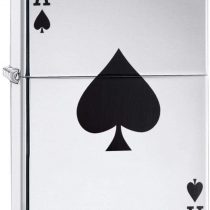 Zippo Lucky Ace Lighter - High Polished Chrome