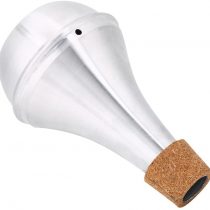 Trumpet Mute, Aluminum Alloy Cork Trumpet Mute Practice Silencer Brass Musical Instrument Part