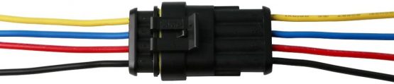 GTIWUNG 5 Kit 4 Pin Way Waterproof Electrical Connector Wire, Automotive Wire Connectors, Car Plug Socket Kit with Wire, Insulated and Sealed, Terminal Connector - Image 3