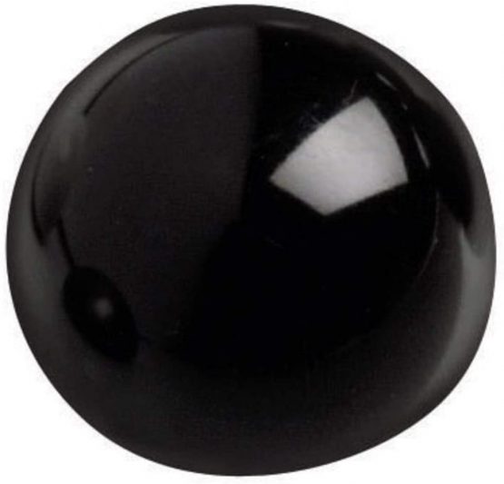 Dome Magnet, 30mm, Black, Pack of 10