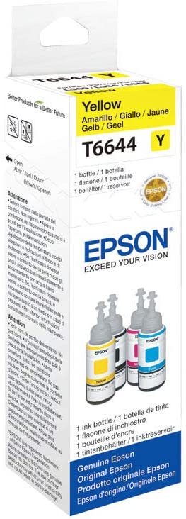 Epson EcoTank 664 Yellow Genuine Ink Bottle, Single - Image 2