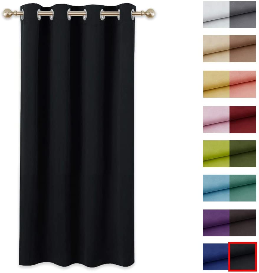 PONY DANCE Black Blackout Curtain