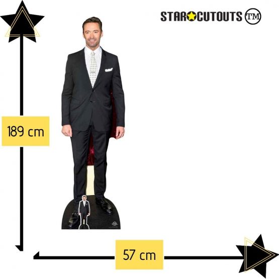 Star Cutouts Ltd CS781 Hugh Jackman Gift Part Decoration Birthday Supplies Celebrity Cardboard Cutout Amazing Quality Photo Image 189cm, Multicolor - Image 4