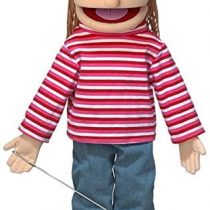 Emily, Peach Girl, Full Body, Ventriloquist Style Puppet, 65cm