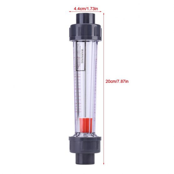Flowmeter Rotameter Plastic Tube Type Lzs-15 25-250L/H Instantaneous Water Liquid Flow Meter Dn15 1/2" - Image 2