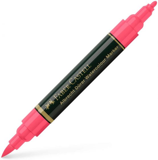 Faber-Castell 160419 – Box of 5 Watercolour Markers A. Dürer 219 Dark Scarlet Red