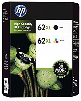 HP 62XL Black & Colour Original Ink Cartridges, Black, Cyan, Magenta, Yellow, AB2246