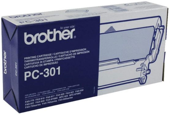 Brother PC-301 Printing Cartridge, Cartridge & Ribbon, Brother Genuine Supplies