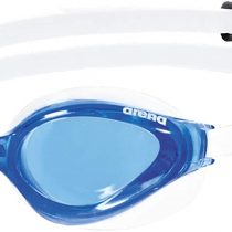 Arena Unisex's Racing Python Goggles, Clear Blue/White, One Size