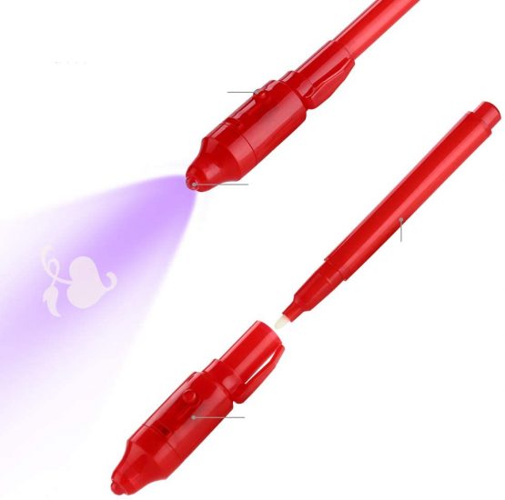 DazSpirit 30pcs Invisible Ink Pen Party Bag Fillers for Boys and Girls , Magic Marker Pens with UV Light for Kids, Spy Pens Invisible Ink for Writing Secret Message - Image 3