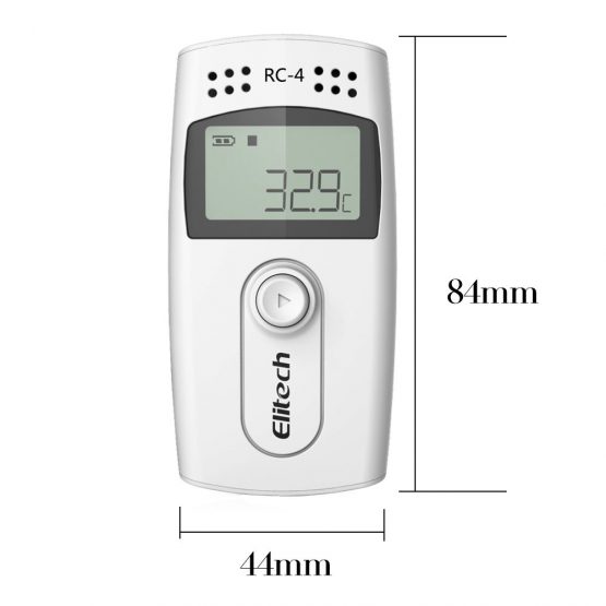 Elitech RC-4 Temperature Data Logger Recorder USB with Double Sensors LCD Display Buzzer Alarm 16000 Readings (1) - Image 3