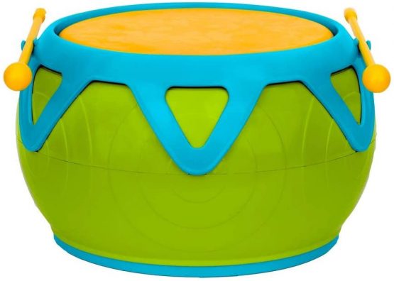 Halilit Children's Super Drum in Tropical Colours. Robust Kids Toy Musical Instrument. Promotes Hand-Eye Coordination & Fine Motor Skills. 18 months+ - Image 4