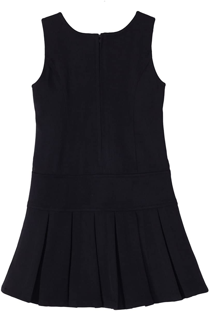 Bienzoe Girl's School Uniform Pleated Jumper Dress - Image 3