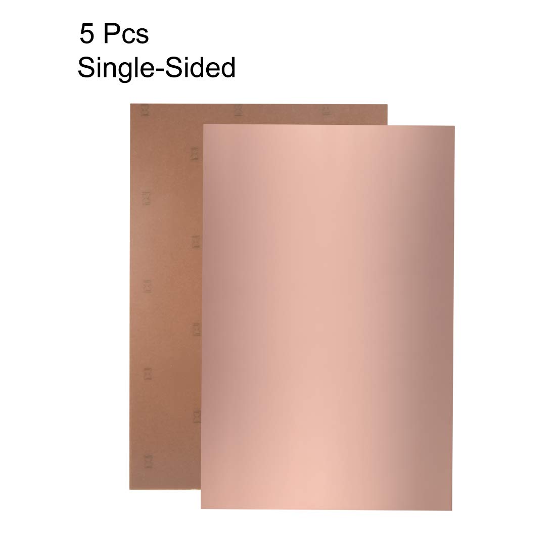 sourcing map Single-Sided Copper Clad Laminate PCB Circuit Board, Bakelite 300x200mm 11.81x7.87 Inch - Image 2