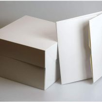 White Cake Boxes - 10'' Square (254mm sq.) (Pack of 10)
