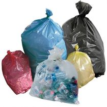 Propac z-rol72t Envelope for Waste PE-LD in Roll, 72 x 110 cm, transparent, pack of 10