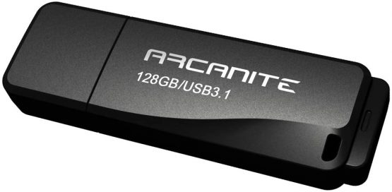 ARCANITE 128GB USB 3.1 Flash Drive, USB Memory Stick, optimal read speeds up to 400 MB/s
