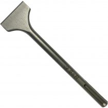 S&R Wide Chisel SDS-MAX shank 300x80mm round, for hammers from 5 kg with SDS-MAX shank. Professional quality MADE IN GERMANY