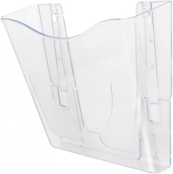 Deflecto CP081YT A4 Portrait Literature File with Hanging Bracket - Crystal - Image 3