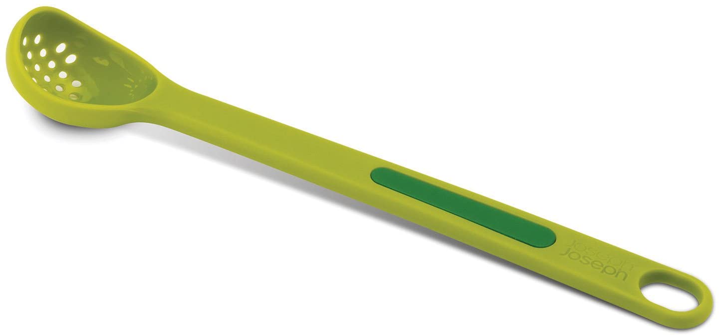 Joseph Joseph 2-Piece Scoop and Pick Jar Spoon and Fork, for Olives in Jars - Green, 48