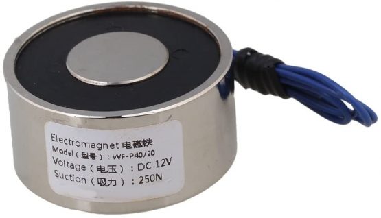 Metal 25 kg Electric Lift Magnet, Electromagnet 12 V DC, 250 N