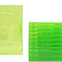 10 Empty Standard XBOX 360 Translucent Green Replacement Games Boxes / Cases #DVBR14XBOX