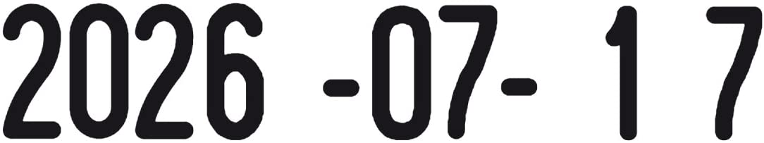 Trodat Printy 4810 Date Stamp - Year Month Day Numerals Self Inking - 3.8mm Black, Small - Image 2