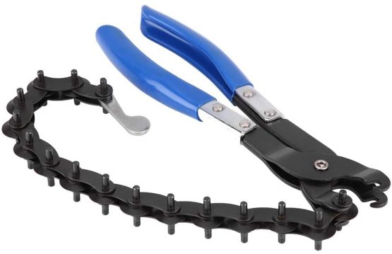 Exhaust Pipe Cutter, Universal Exhaust Pipe Cutting Chain Carbon Steel Exhaust and Tailpipe Cut Off Tool Cutter Cutting Chain - Image 4