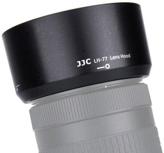 Bayonet Camera Lens Hood Shade Protector Cover Reversible for Nikon AF-P NIKKOR DX 70-300mm f/4.5-6.3G ED VR Lens of Nikon D3500 D5300 D5500 D5600 D7500 DSLR Camera replace Nikon HB-77 Lens Hoods - Image 2