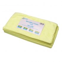 Robert Scott CNT01625 Microfibre Cloth, 400 x 400 mm, Yellow, Pack of 10