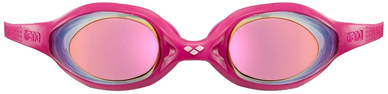 arena Spider Junior Mirror Children's Swimming Goggles, Standard Pool Goggles with Anti-Fog Mirrored Lenses, UV Protection - Image 2