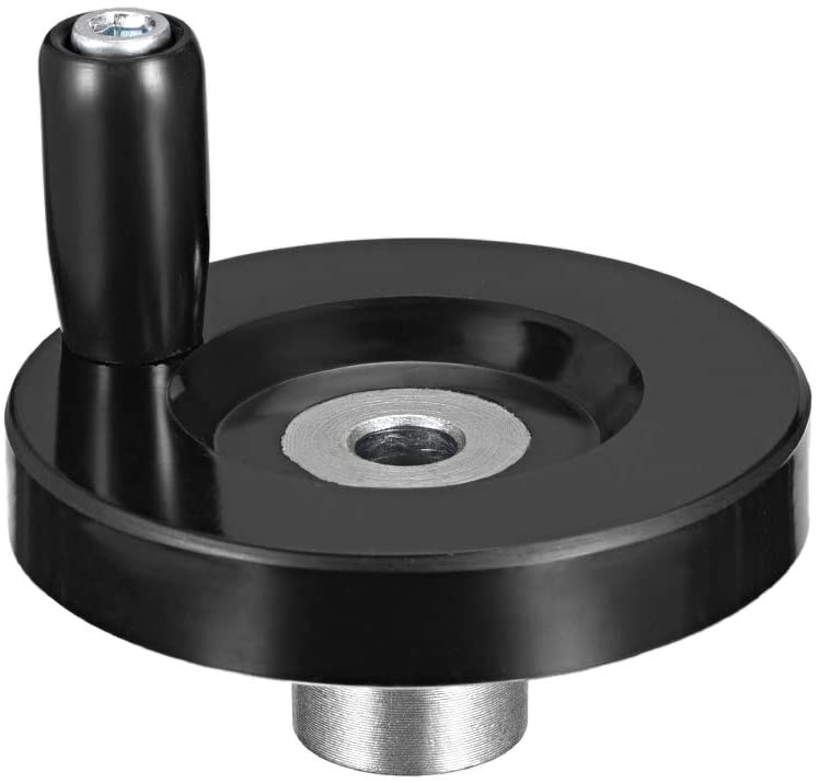 sourcing map Hand Wheel 63mm Diameter 8mm Hole Diameter for Milling Machine, 63mmx8mm