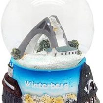 30043 Souvenir Winter Mountain Snow Globe Germany 65 mm