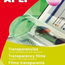 APLI Transparency Film for Laser Printers and Copiers B/20 White