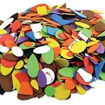 Creation Station CT1064 New Craft Foam 200-Piece in Assorted Shapes, Multi