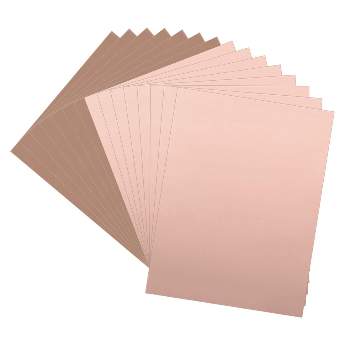 sourcing map Single-Sided Copper Clad Laminate PCB Circuit Board, FR4 100x75mm 3.94x2.95 inch