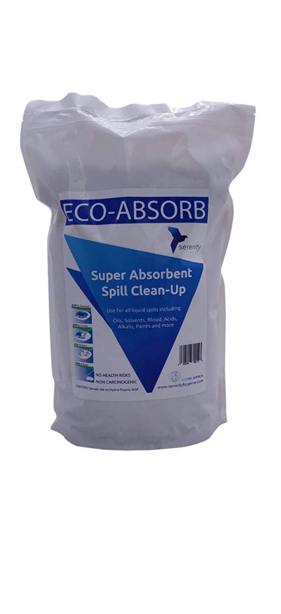 Serenity Hygiene Spill Absorb Granules (5 Litre Bag) Absorbs up to 15x