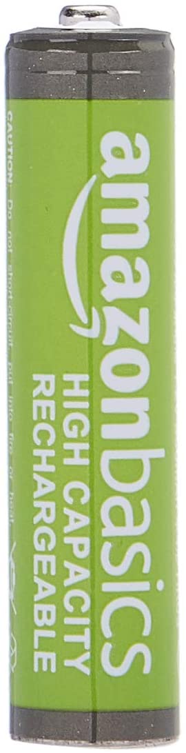 Amazon Basics 8-Pack Rechargeable AAA NiMH High-Capacity Batteries, 850 mAh, 1.2V, Recharge up to 500x Times, Pre-Charged - Image 2