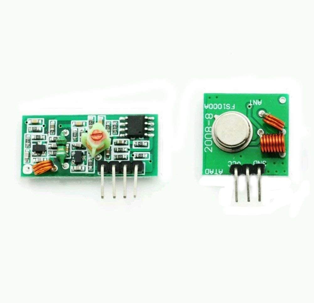 ARCELI 5pcs 433Mhz RF Transmitter and Receiver Link Kit - Image 2