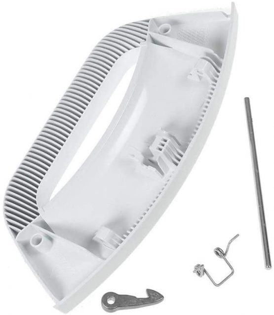 LAZER ELECTRICS Plastic Door Handle Lever Kit for Hotpoint Futura Washing Machine/Washer Dryers (White, Alt to C00507932, C00285747)