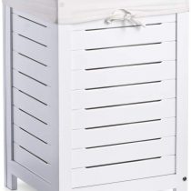 Zeller 13437 Painted Laundry Chest / 35 x 35 x 55 White