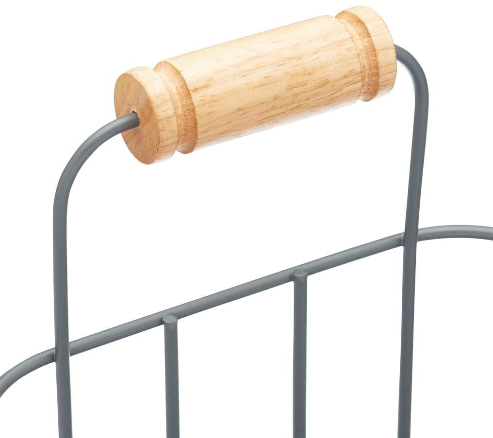 KitchenCraft Living Nostalgia Wire Sink Tidy, 18 x 14 x 21.5 cm (7" x 5.5" x 8.5") - Grey, 18 x 14 x 21 cm - Image 3
