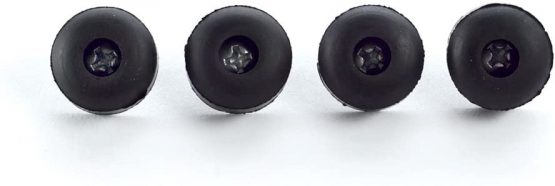Dunlop ECB151 Rubber Feet with Screws, 4/Bag
