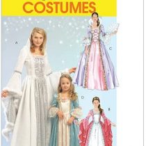 McCall's Patterns M5731 Size KID 3-4 5-6 7-8 Misses'/ Children's/ Girls' Princess Costumes, Pack of 1, White
