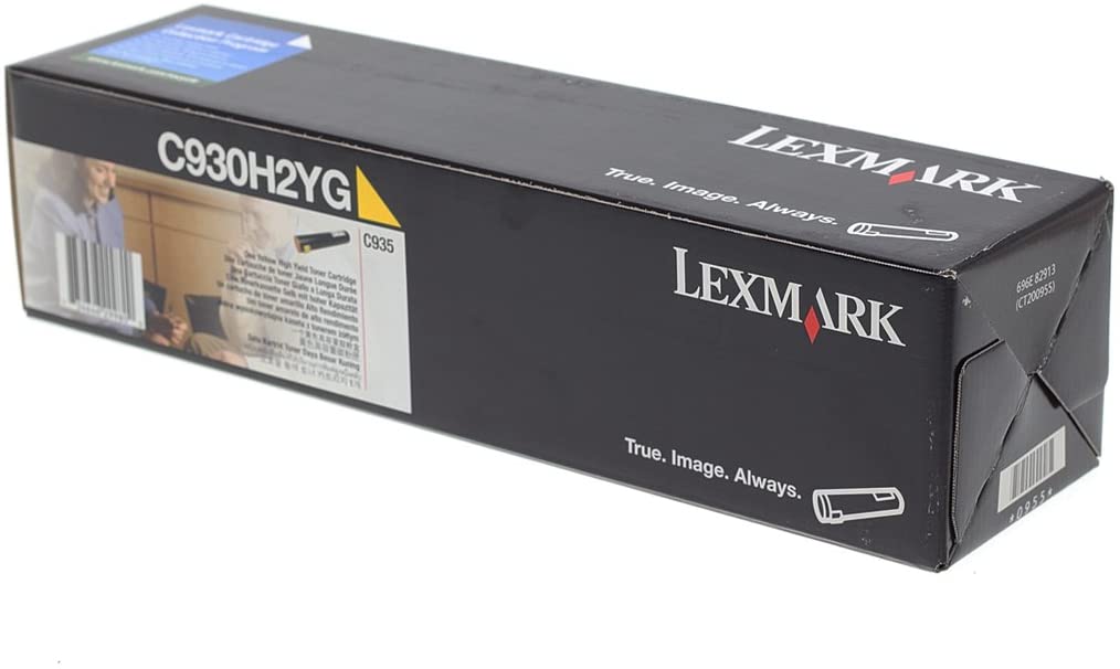 Lexmark C930H2YG laser toner cartridge high yield yellow for C930 C930N C935 C935N 0C930H2YG, 1