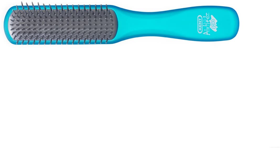 Kent AirHedz Glo Flat 9 Row Brush Aqua Blue, AHGLO02
