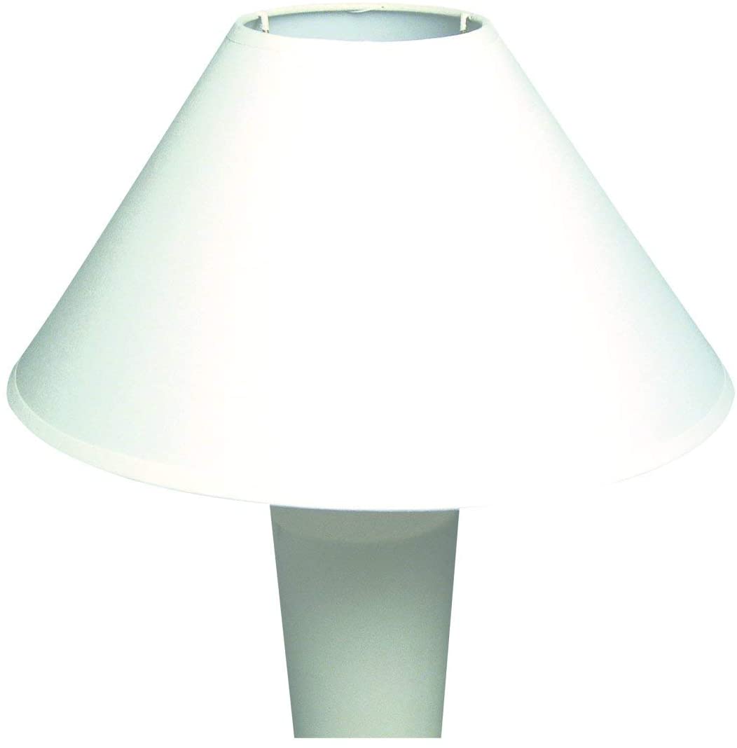 Rayher Lampshade, round, tapered, Diameter 30cm, Height 16cm, white, 100% Polyester, for Floor Lamp Table Lamp, for Decorating 2303102 - Image 2