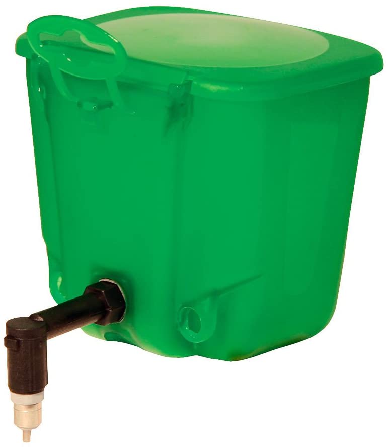 Kerbl Rabbit Plastic Drinking Trough, 500 ml, Green, 500 ml (Pack of 1)