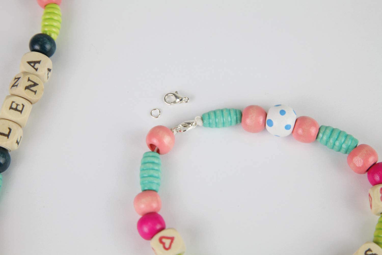 Lena 32024 Wooden Beads Wooden Cassette, Large, Multicoloured, groß (ca. 30 cm) - Image 4